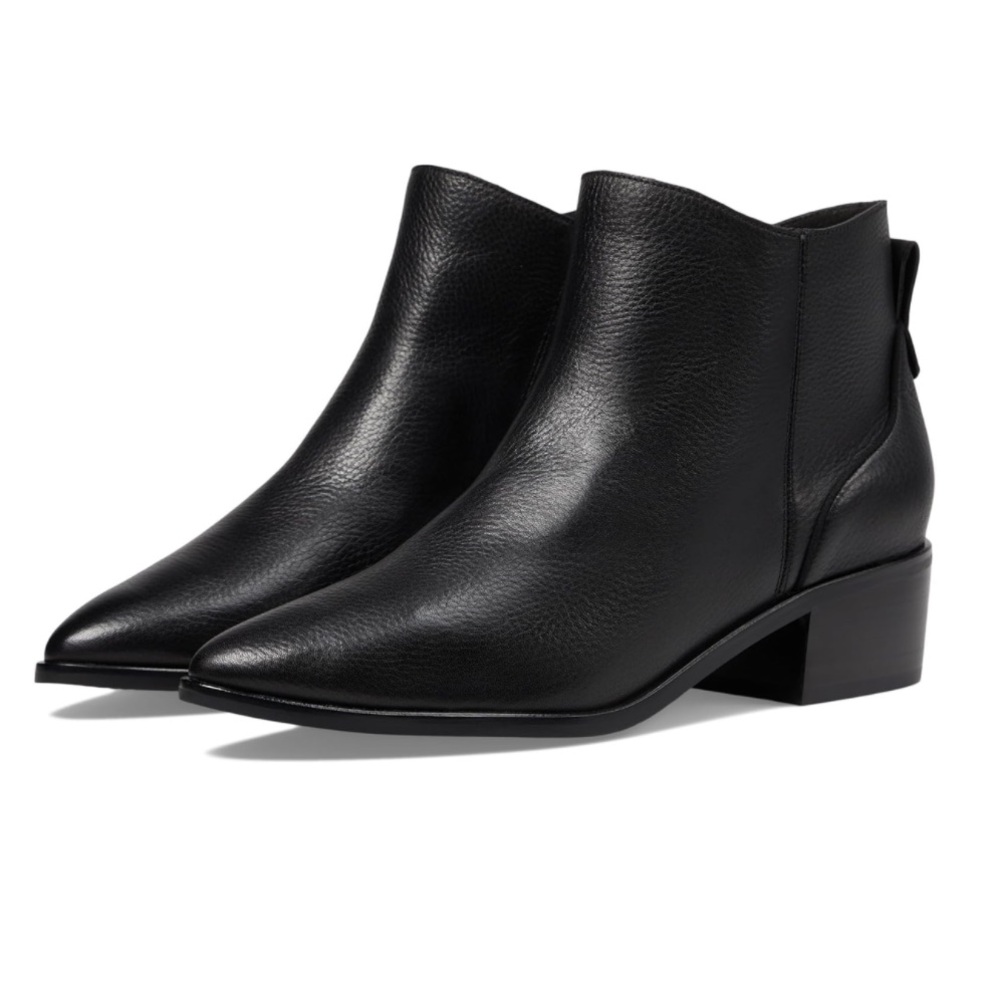 Cole Haan Black Leather Ankle Booties